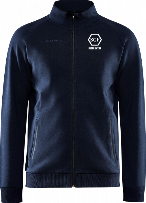 Craft - Core Soul Shirt With Zipper Men - Marineblauw