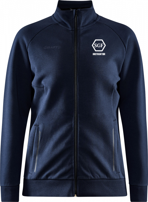 Craft - Core Soul Shirt With Zipper Woman - Blu navy