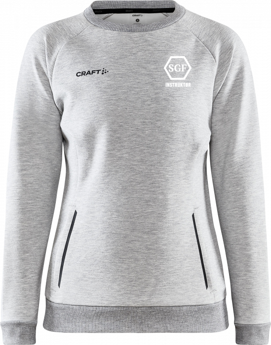 Craft - Core Soul Crew Sweatshirt Woman - Melange grijs
