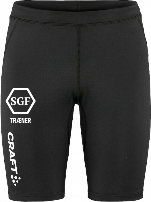 Craft - Stige Gymnastik Korte Coach Tights Men - Czarny